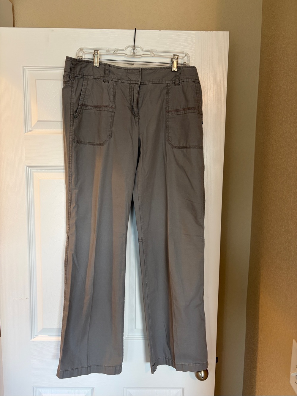 Ann Taylor Loft Cargo Pants Size 8 Straight Leg Casual Utility Gorpcore B5